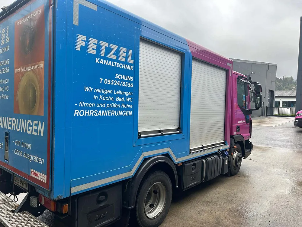 Kanaltechnik Fahrzeug aus Vorarlberg